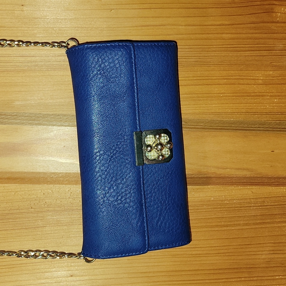 Navy Clutch Purse